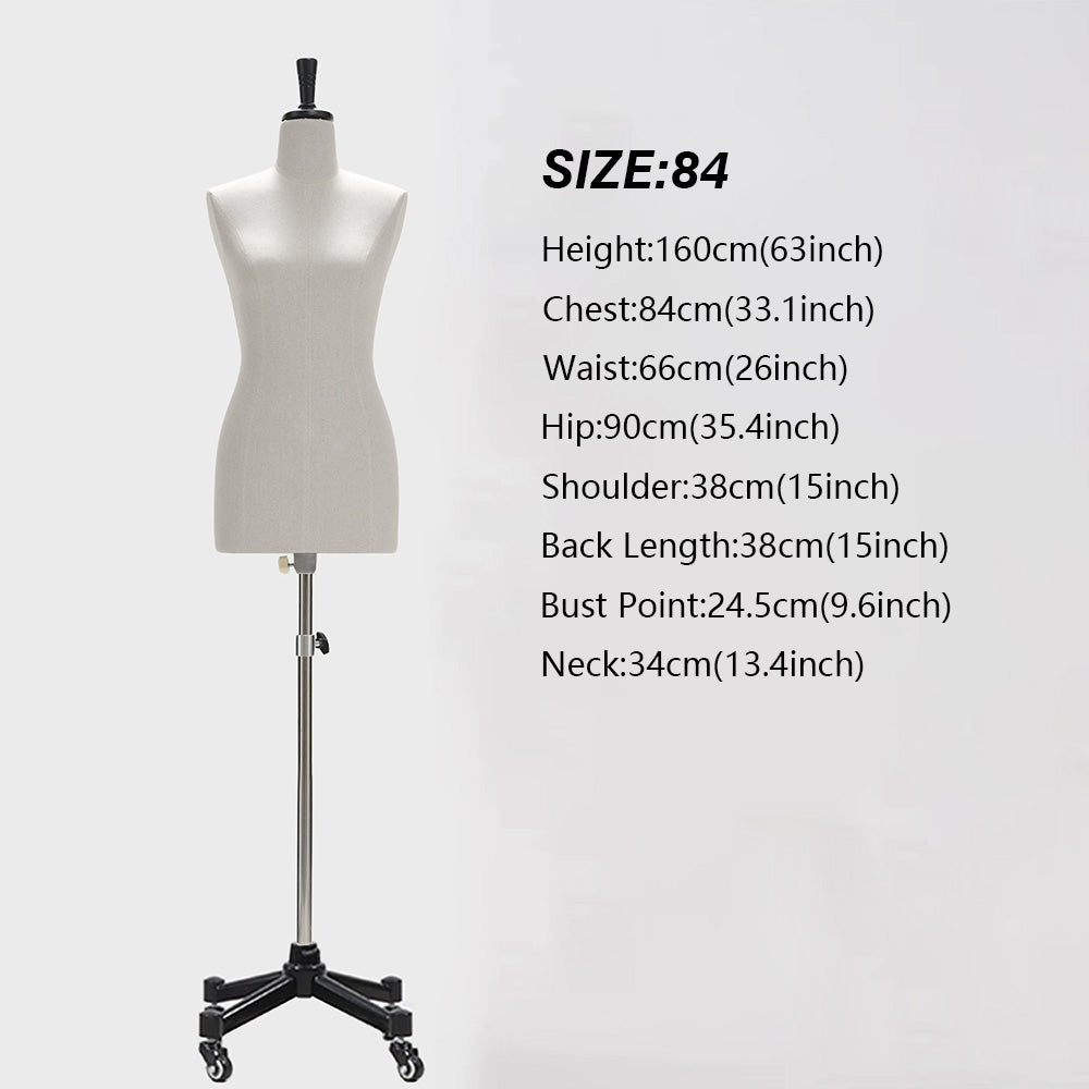 Professional Dress Form for Pattern Making - 3D Tailoring Mannequin (Multiple Sizes)