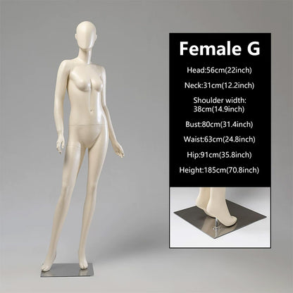 JELIMATE Female Full Body Mannequin | 21 Styles | Luxury Boutique Display Dress Form