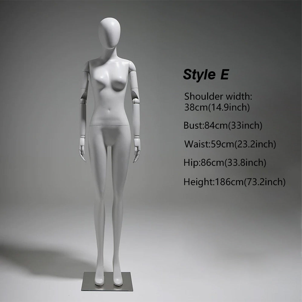 JELIMATE Articulated Full-Body Mannequin | Children & Adult Display Forms