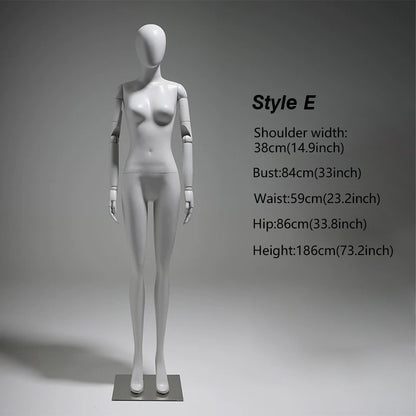 JELIMATE Articulated Full-Body Mannequin | Children & Adult Display Forms