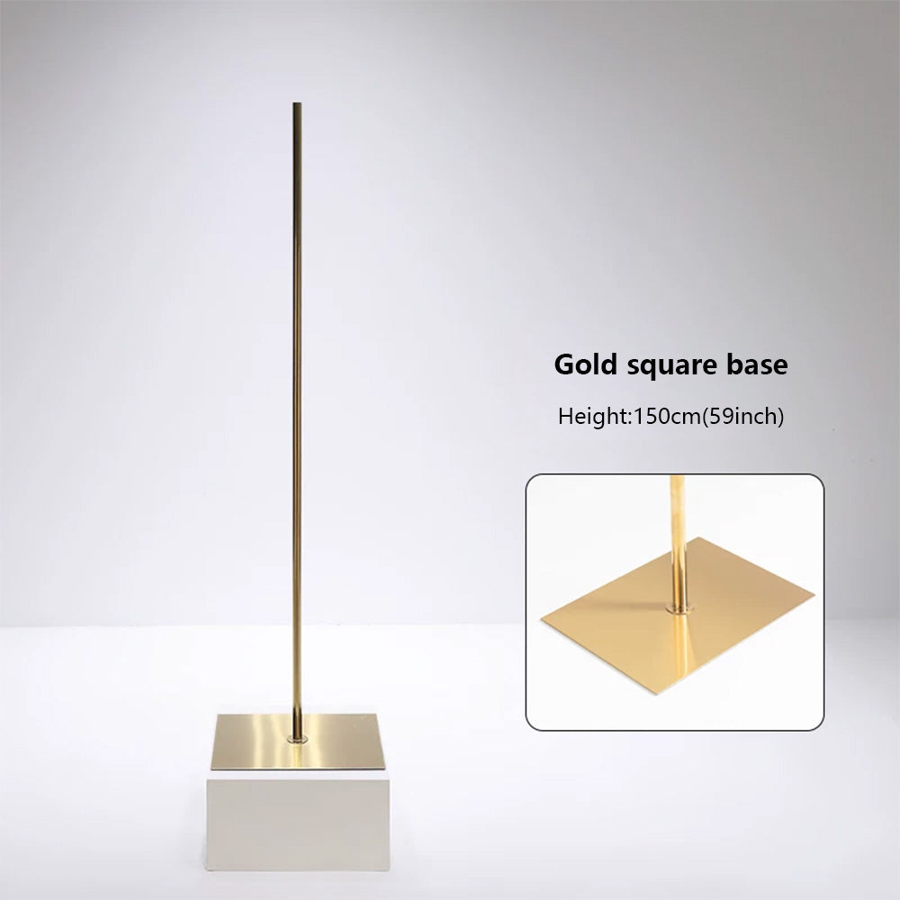 JELIMATE Half Body Mannequin Stand Base | Stainless Steel Retail Display Pole Stand