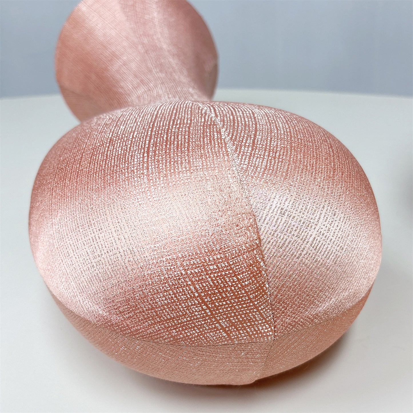 Pearl Pink Foam Mannequin Head - Needle-Insertable Display for Hats, Wigs & Jewelry