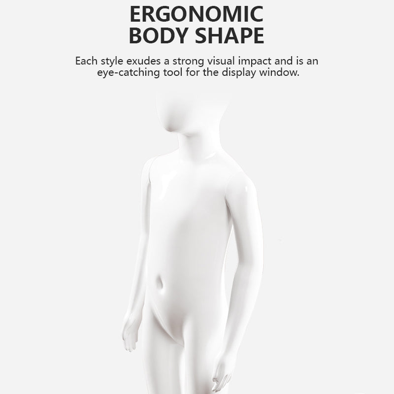 Child Mannequin Full Body - Kids Mannequin for Clothing Store Display | OEM/ODM Available