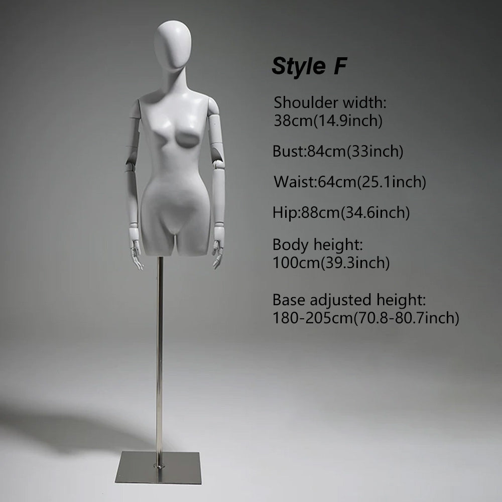 JELIMATE Articulated Full-Body Mannequin | Children & Adult Display Forms