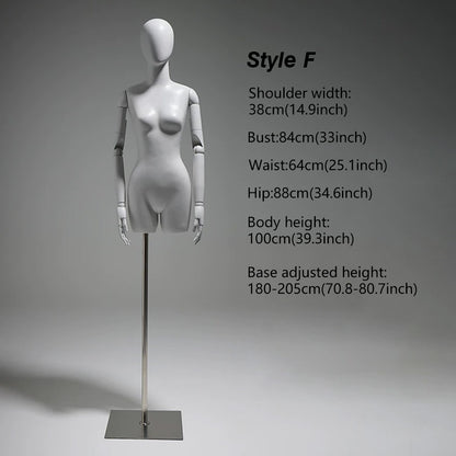 JELIMATE Articulated Full-Body Mannequin | Children & Adult Display Forms