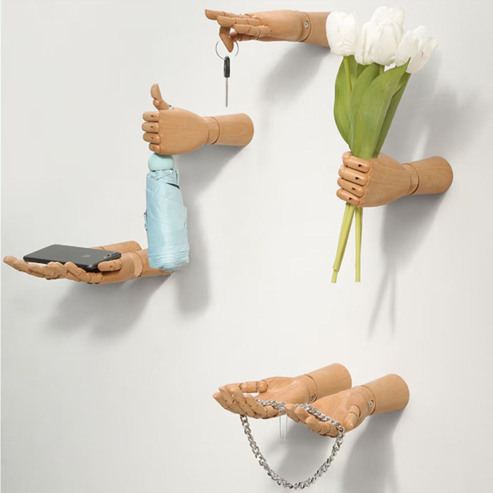 JELIMATE Mannequin Hand Display Model for Jewelry Rings Nails Hats Cosmetics