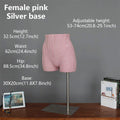 JELIMATE Male & Female Buttocks Mannequin for Underwear Swimwear Shorts Belt Display Stand