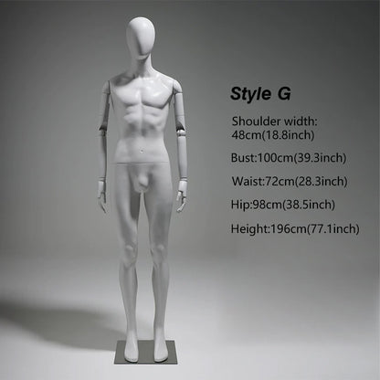 JELIMATE Articulated Full-Body Mannequin | Children & Adult Display Forms