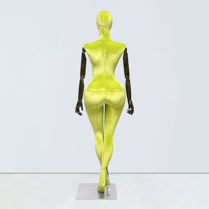 JELIMATE Plus Size Velvet Female Mannequin | Curvy Hourglass Full Body Display Form