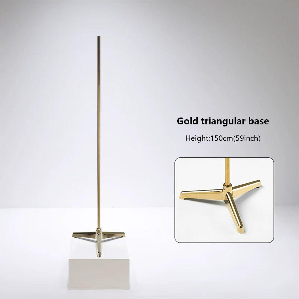 JELIMATE Half Body Mannequin Stand Base | Stainless Steel Retail Display Pole Stand