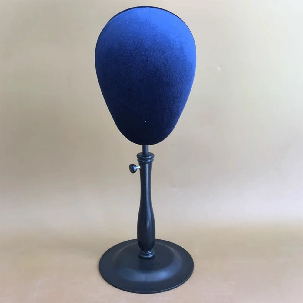 JELIMATE Glitter Diamond Wig Stand, Pinnable Sparkle Mannequin Head for Window Display