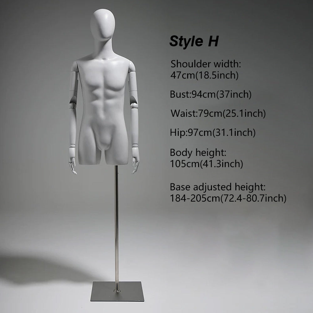 JELIMATE Articulated Full-Body Mannequin | Children & Adult Display Forms