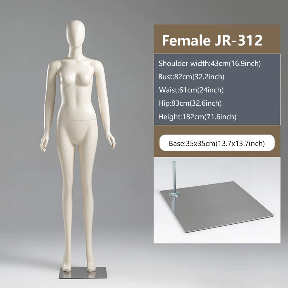 JELIMATE Female Full Body Mannequin | 21 Styles | Luxury Boutique Display Dress Form