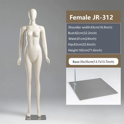 JELIMATE Female Full Body Mannequin | 21 Styles | Luxury Boutique Display Dress Form