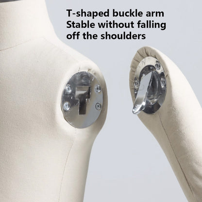 Kids Full-Body Pinnable Dress Form - Adjustable Height Tailor Dummy for Sewing/Retail Display (0-8 Years)