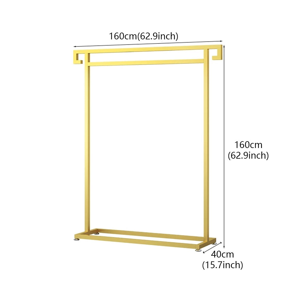 JELIMATE Floor Standing Clothing Display Rack | Boutique Garment Hanger Rack Stand