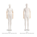 JELIMATE Fabric Mannequin (Male & Female) with Wooden Arms | for Wedding Gowns & Suit Showcase