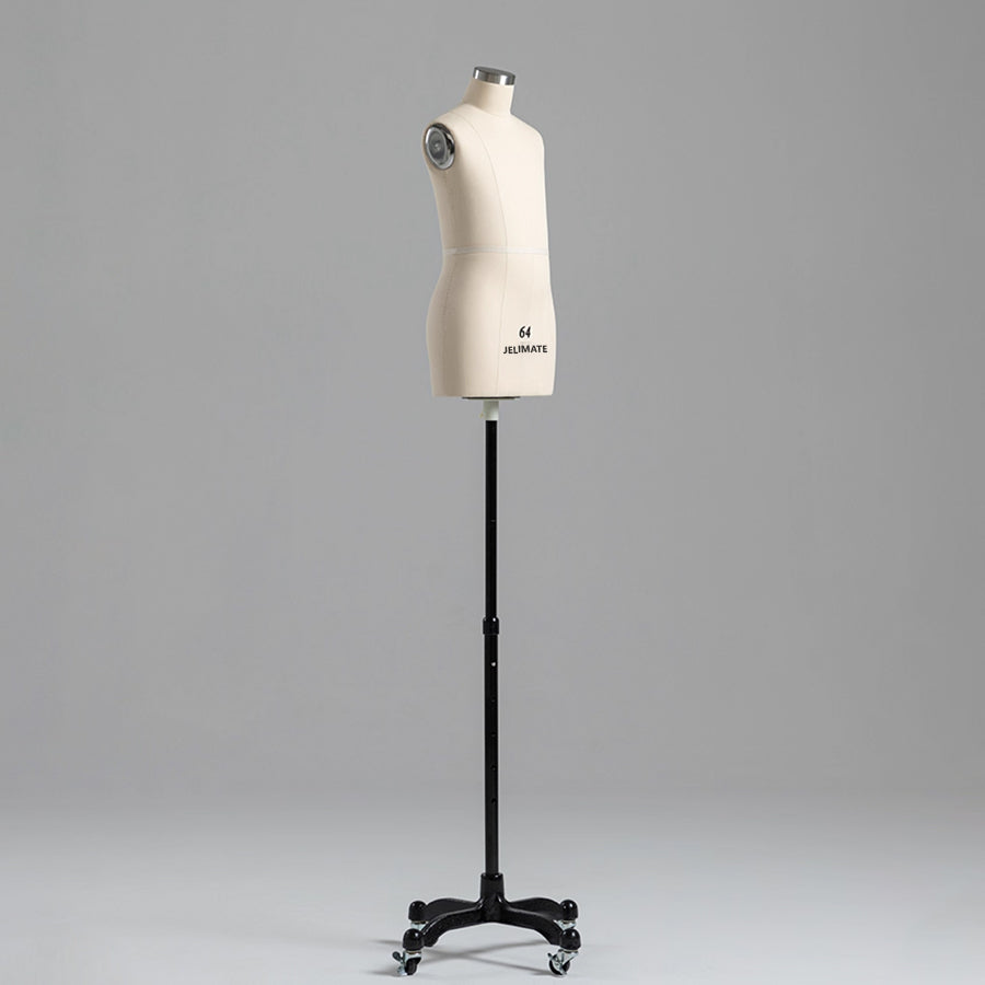 JELIMATE Professional Childrens Adjustable Dress Form (Pin-Insertable & Flocked)