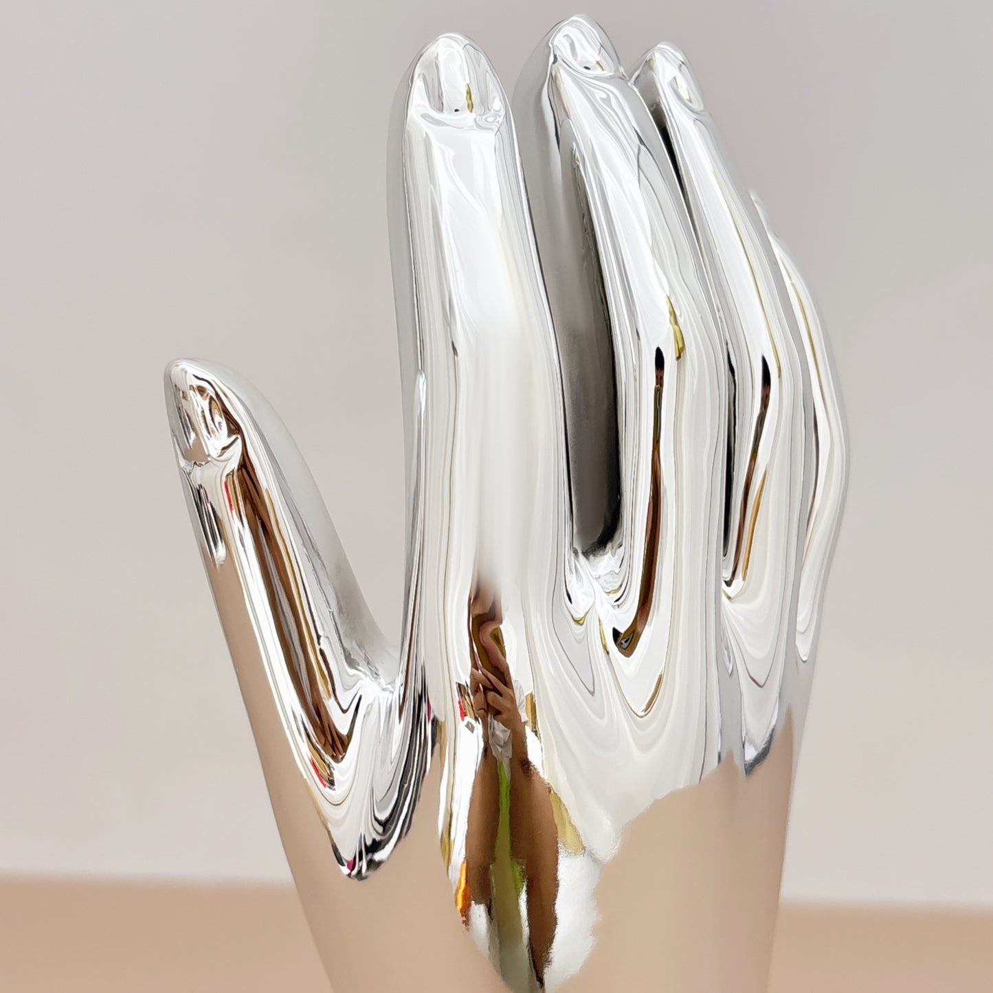 Jelimate Plated Right Hand Full Arm Mannequin – Rose Gold & Silver Jewelry, Watches, Gloves & Wristbands Display