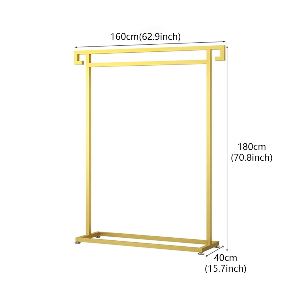 JELIMATE Floor Standing Clothing Display Rack | Boutique Garment Hanger Rack Stand