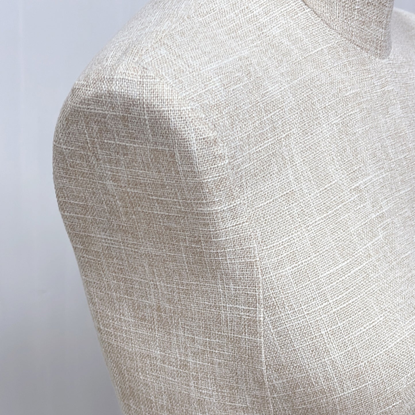 JELIMATE Half Body Mannequin Torso, Linen Dress Form for Lingerie Underwear Display