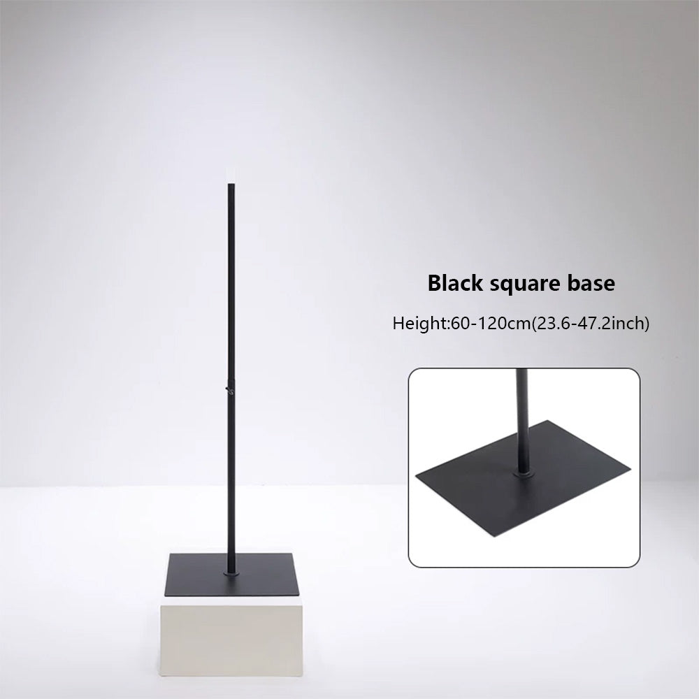JELIMATE Half Body Mannequin Stand Base | Stainless Steel Retail Display Pole Stand