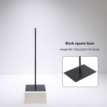 JELIMATE Half Body Mannequin Stand Base | Stainless Steel Retail Display Pole Stand