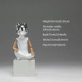JELIMATE Kids Full Body Mannequin Chrome Anime Cat Head Children Clothing Display