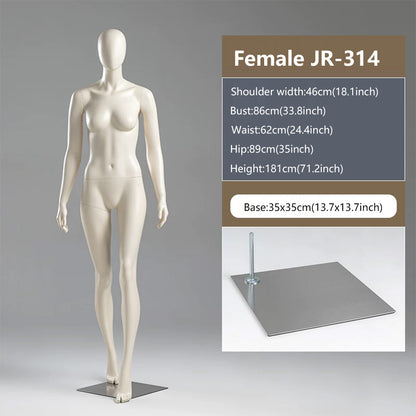 JELIMATE Female Full Body Mannequin | 21 Styles | Luxury Boutique Display Dress Form