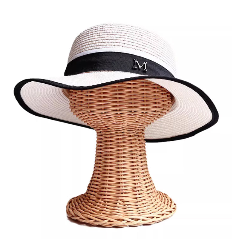 Handwoven Rattan Head Mannequin - Natural Woven Hat & Wig Display