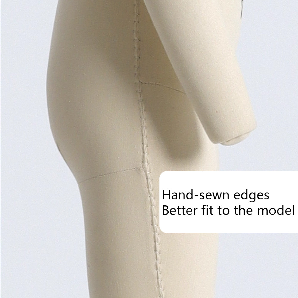 Kids Full-Body Pinnable Dress Form - Adjustable Height Tailor Dummy for Sewing/Retail Display (0-8 Years)