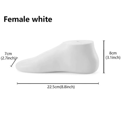 JELIMATE Foot Mannequin Display Model for Socks & Shoes | Male & Female