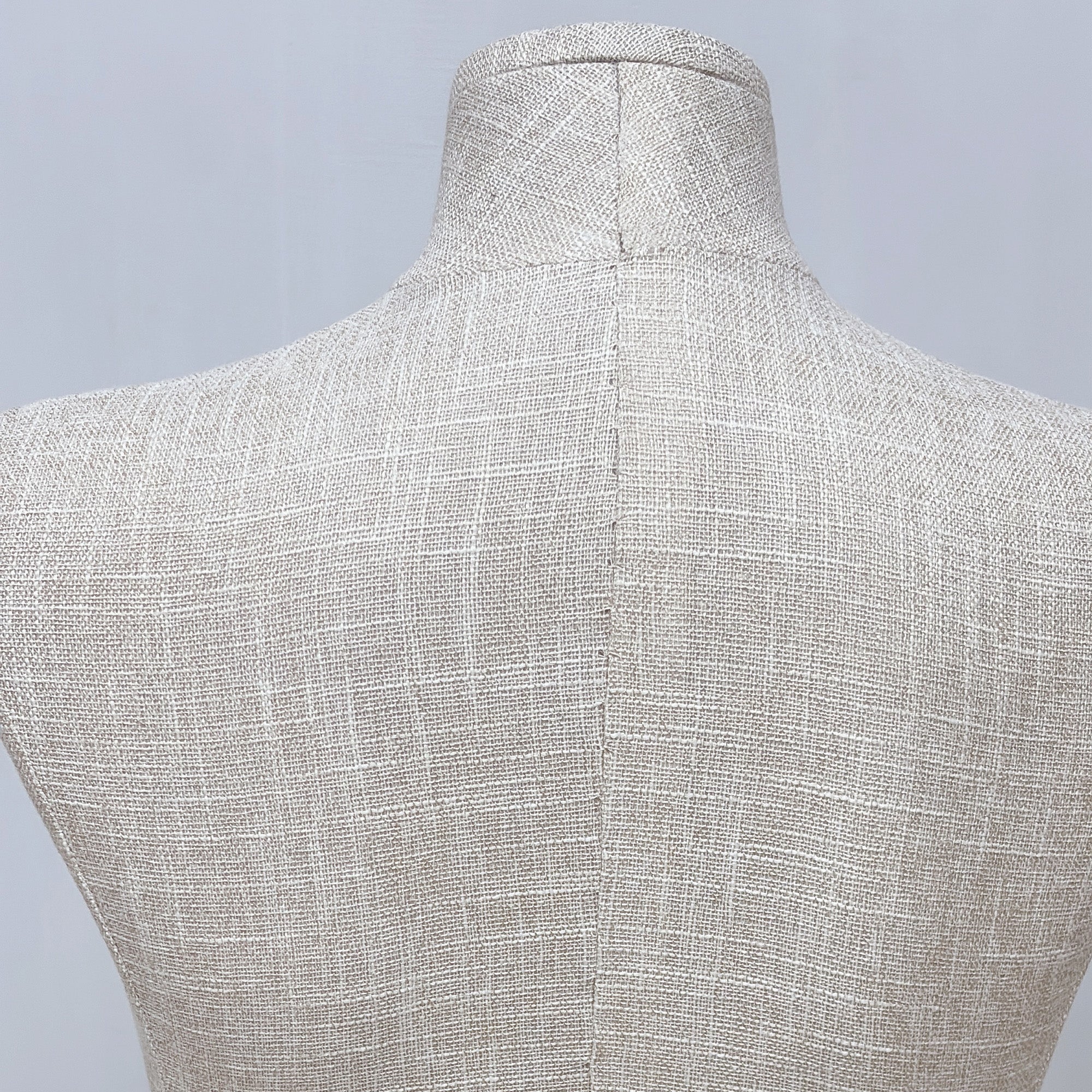 JELIMATE Half Body Mannequin Torso, Linen Dress Form for Lingerie Underwear Display