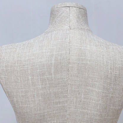 JELIMATE Half Body Mannequin Torso, Linen Dress Form for Lingerie Underwear Display