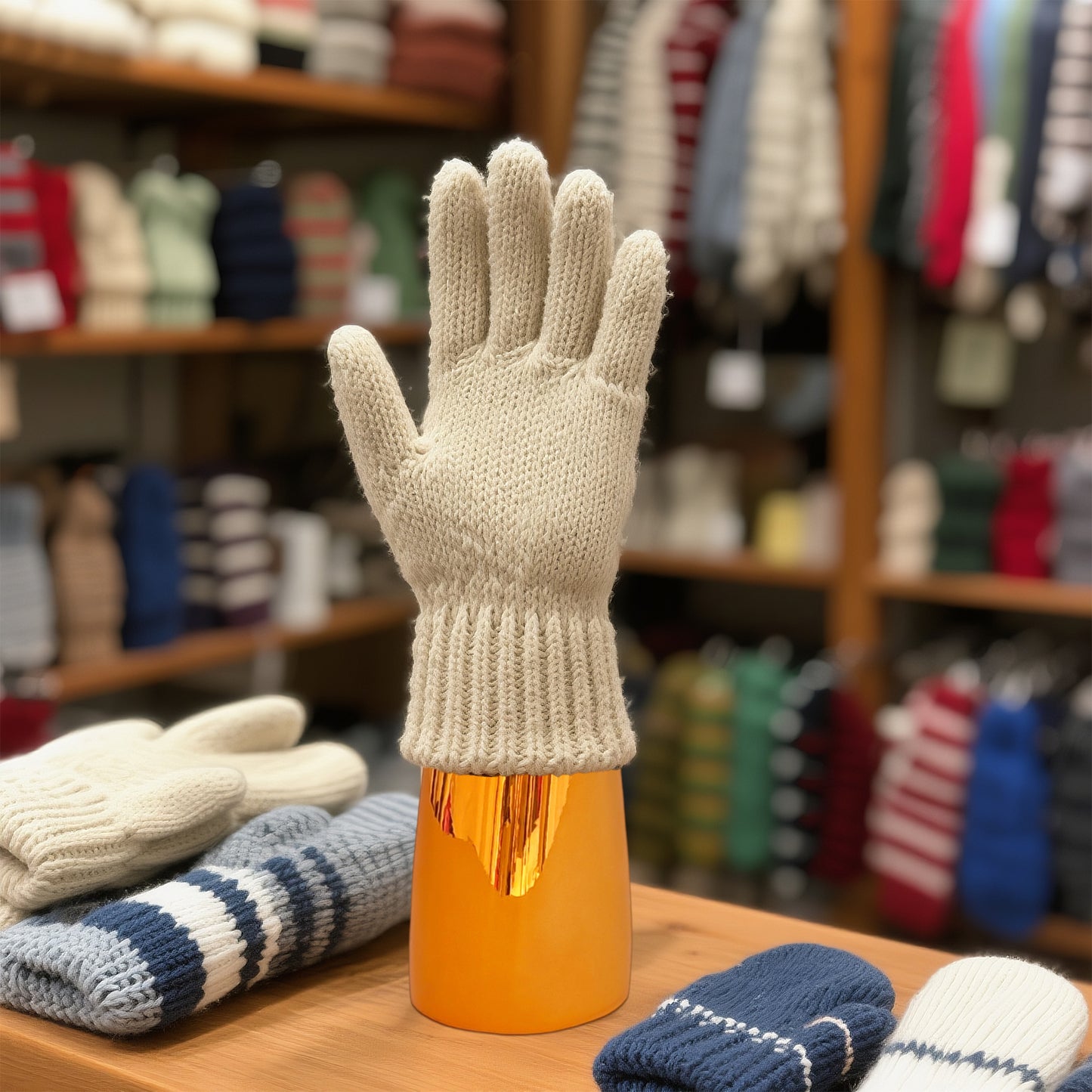 Jelimate Plated Right Hand Full Arm Mannequin – Rose Gold & Silver Jewelry, Watches, Gloves & Wristbands Display