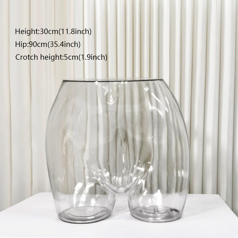 JELIMATE Transparent Hip Mannequin Male Female Underwear Bikini Swimwear Display