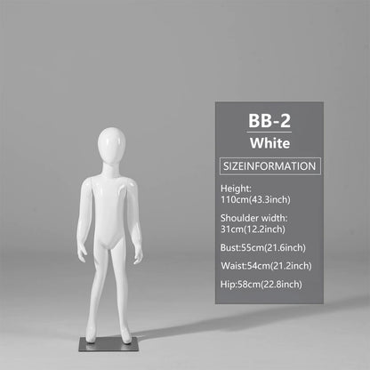 JELIMATE Child Mannequin Full Body & Half Body for Kids Clothing Store Display