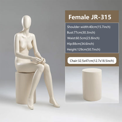 JELIMATE Female Full Body Mannequin | 21 Styles | Luxury Boutique Display Dress Form