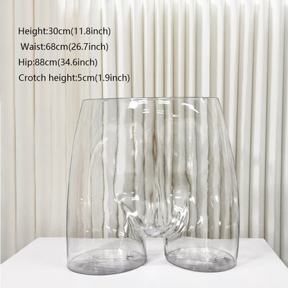 JELIMATE Transparent Hip Mannequin Male Female Underwear Bikini Swimwear Display
