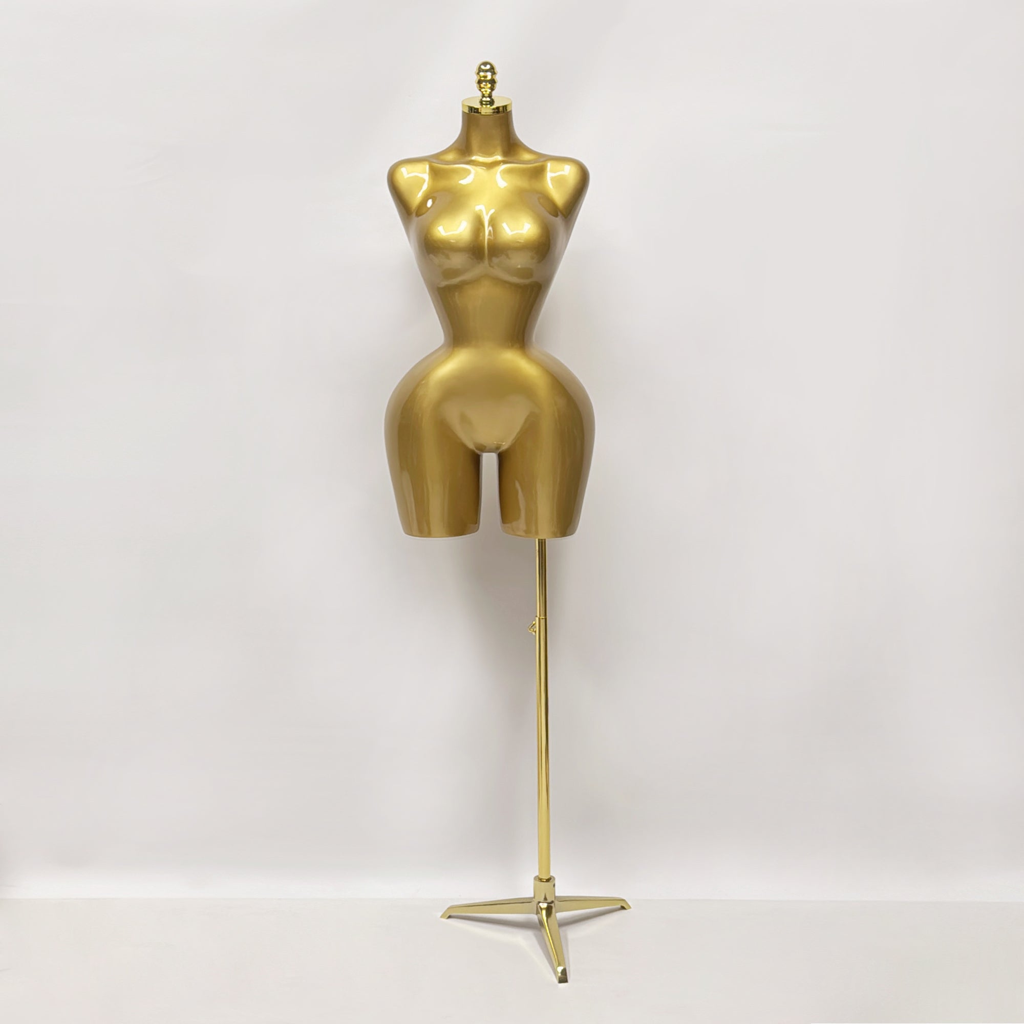 JELIMATE Luxe S-Shape Female Mannequin Torso: Curvy BBL Silhouette Dress Form with Big Hips for Evening Gowns