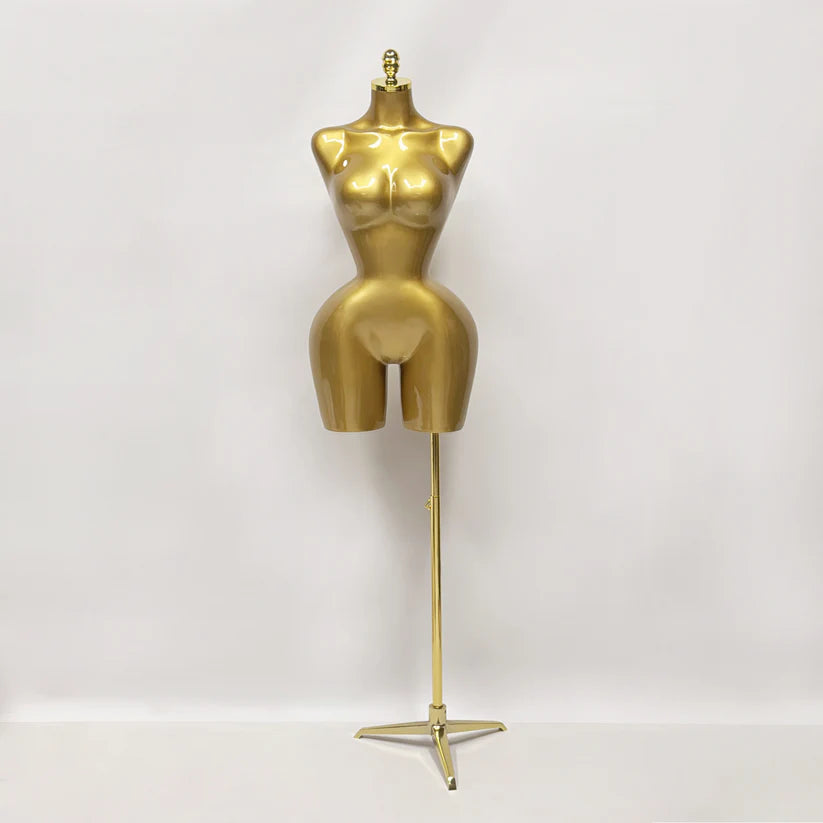 JELIMATE Female big butt mannequin Plus Size,Fully Pinnable Bbl Mannequin, Elegant S Shape Curvy Mannequin