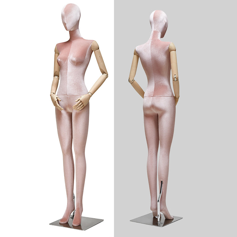 JELIMATE Velvet Heritage Series | Luxury Fabric-Wrapped Female Mannequin