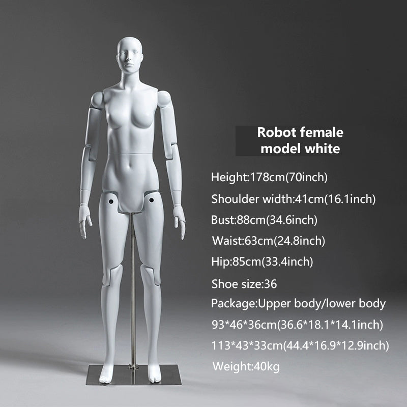 Flexible Model Male/Female/Kids - Posable stylish Full-Body Mannequin | JELIMATE