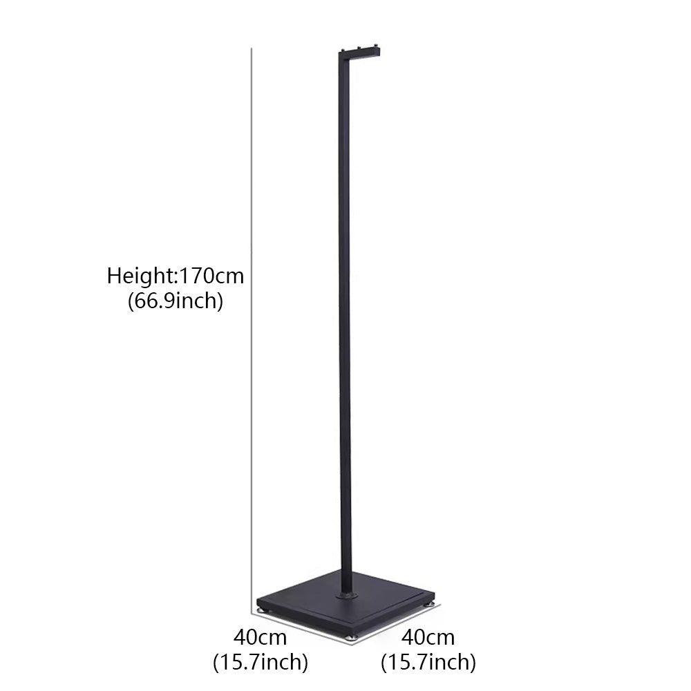 Jelimate Appendiabiti Appendiabiti in Metallo Nero Bianco Argento Oro Moda, Appendiabiti in Metallo da 180 cm, Scaffale per Negozio di Abbigliamento per Donna Bambino Uomo, Appendiabiti per Esposizione