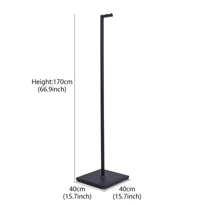 Jelimate Appendiabiti Appendiabiti in Metallo Nero Bianco Argento Oro Moda, Appendiabiti in Metallo da 180 cm, Scaffale per Negozio di Abbigliamento per Donna Bambino Uomo, Appendiabiti per Esposizione