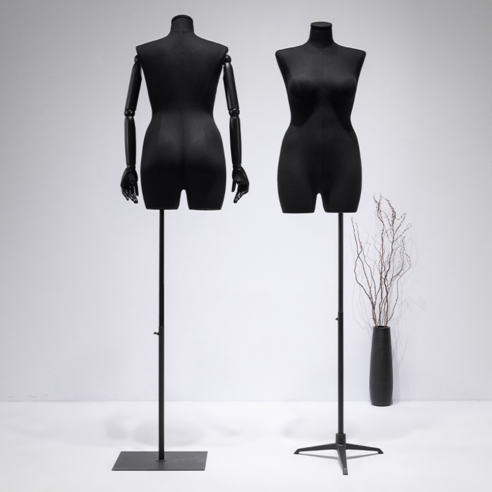 Jelimate Half Body Female Plus Size Mannequin,Women Display Mannequin Torso Plus Size Dress Form,Large Size Clothing Display Dress Form Plus Size Model