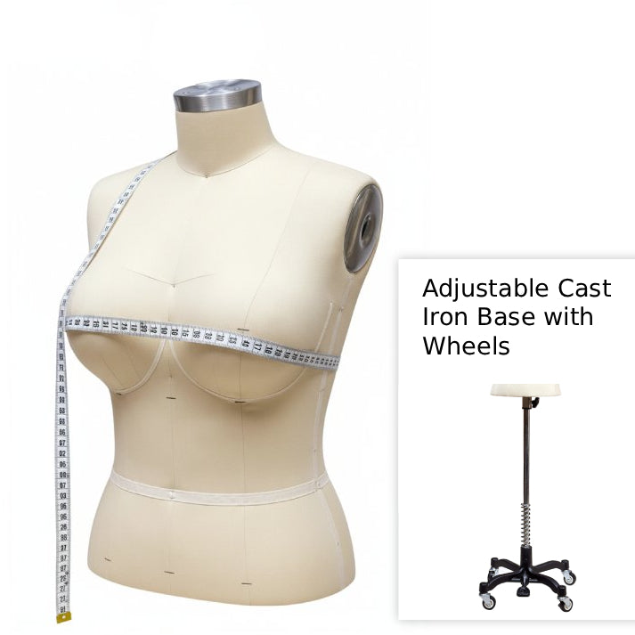 JELIMATE Professional Dress Form | 34C-40DD High-Precision Lingerie Design Form