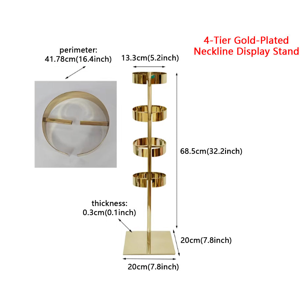 JELIMATE Fashion Shirt Collar Display Stand | 2-5 Layer