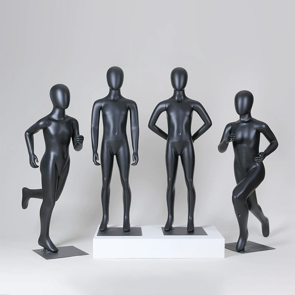 JELIMATE Kids Sport Full Body Mannequin | Athletic Children Clothing Display Form for Ages 2–12