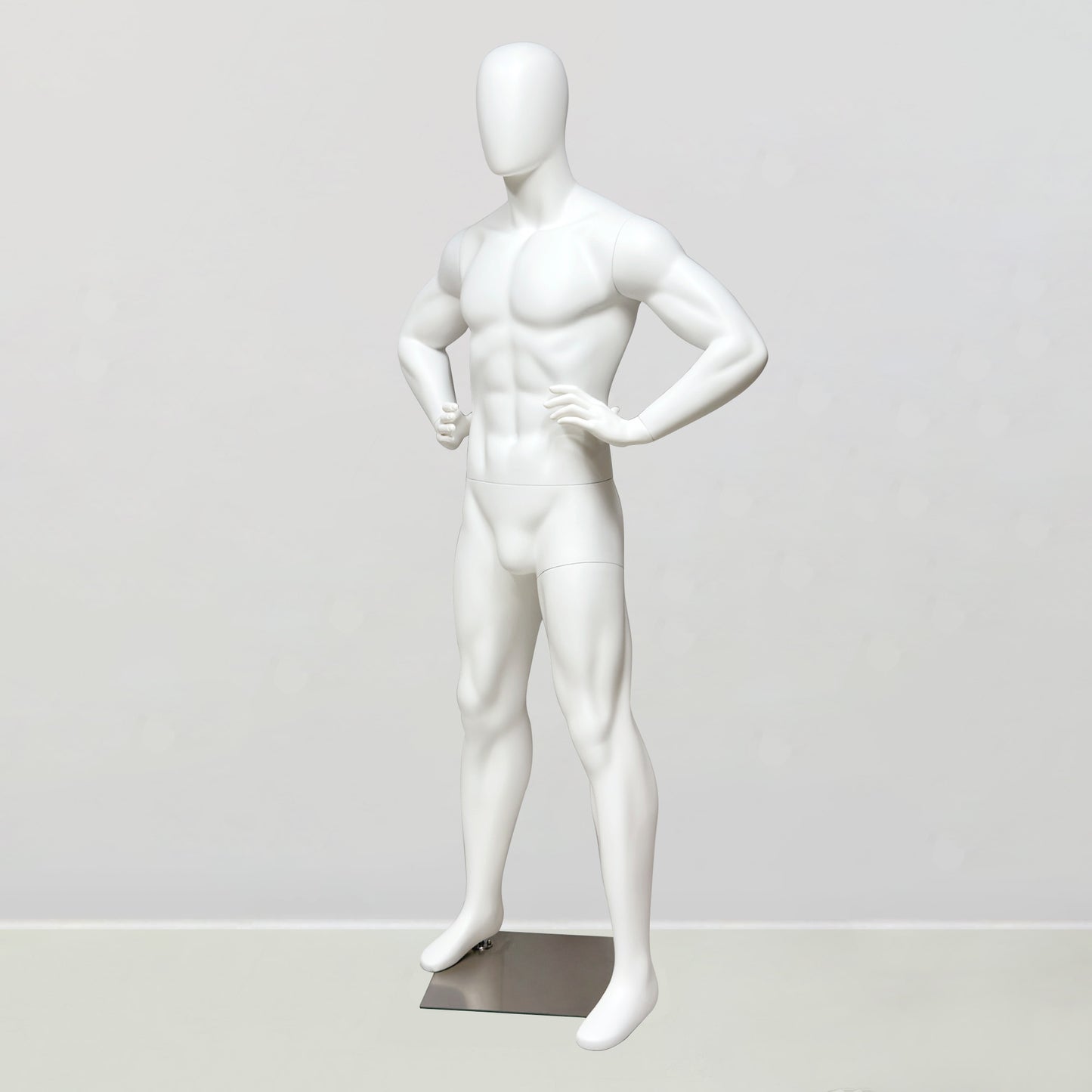 Male Athletic Mannequin - Muscular Fitness Display Mannequin with Detachable Arms and Legs for Sportswear